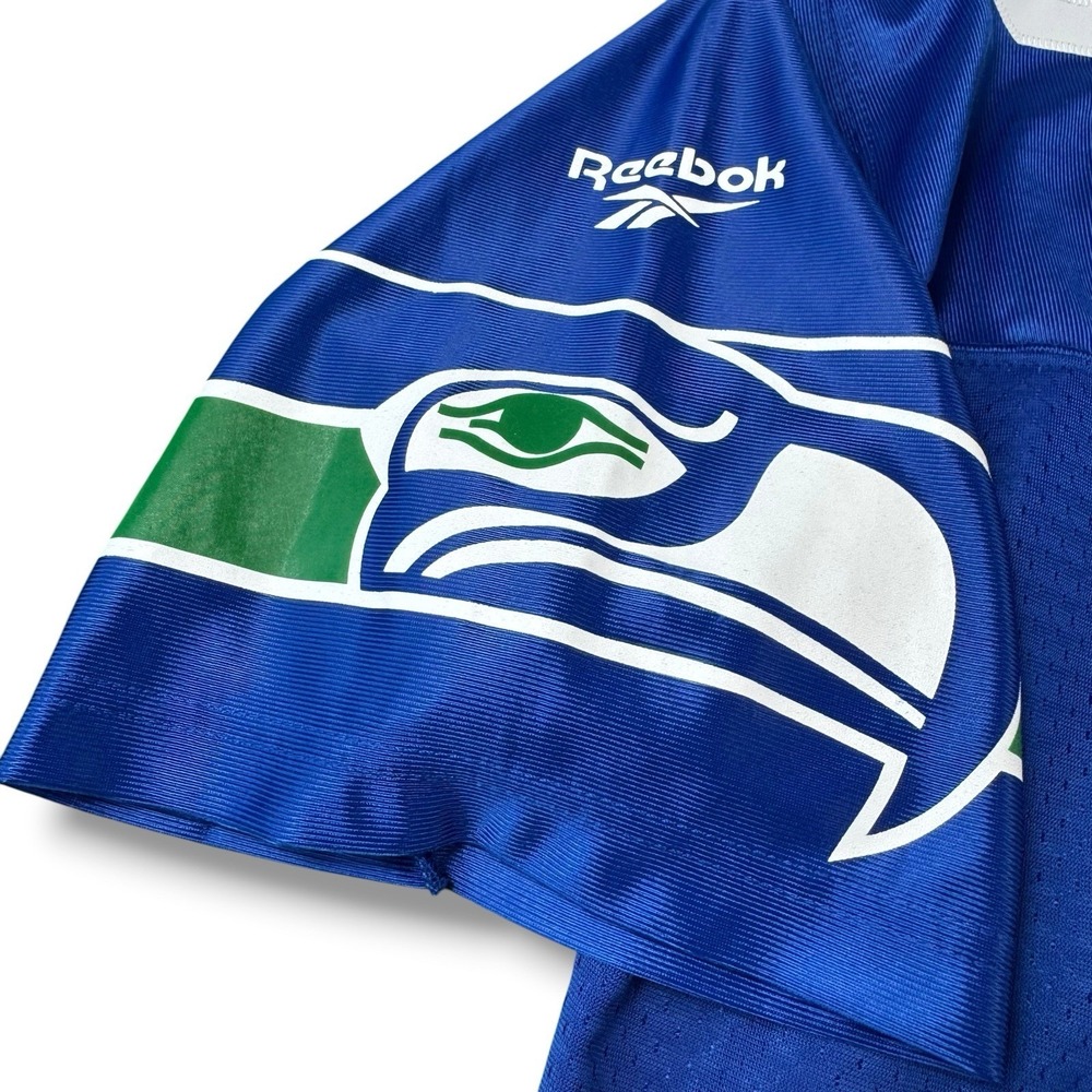 Reebok NFL Gridiron Classic Seattle Seahawks #96 Cortez Kennedy Retro Jersey L - Picture 6 of 13